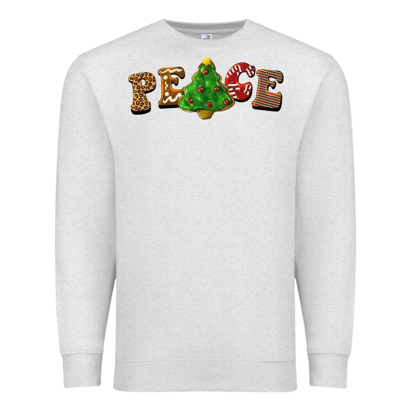 Christmas Peace Premium Sweatshirt by BarkalooDesign | Teevron
