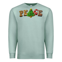 Seafoam christmas peace Premium Sweatshirt - BarkalooDesign