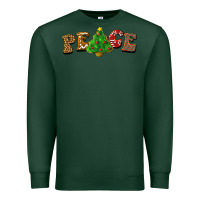 Sports Green christmas peace Premium Sweatshirt - BarkalooDesign
