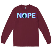 Nope  Blue Magic  Island Mana Symbol Long Sleeve Tee | Teevron