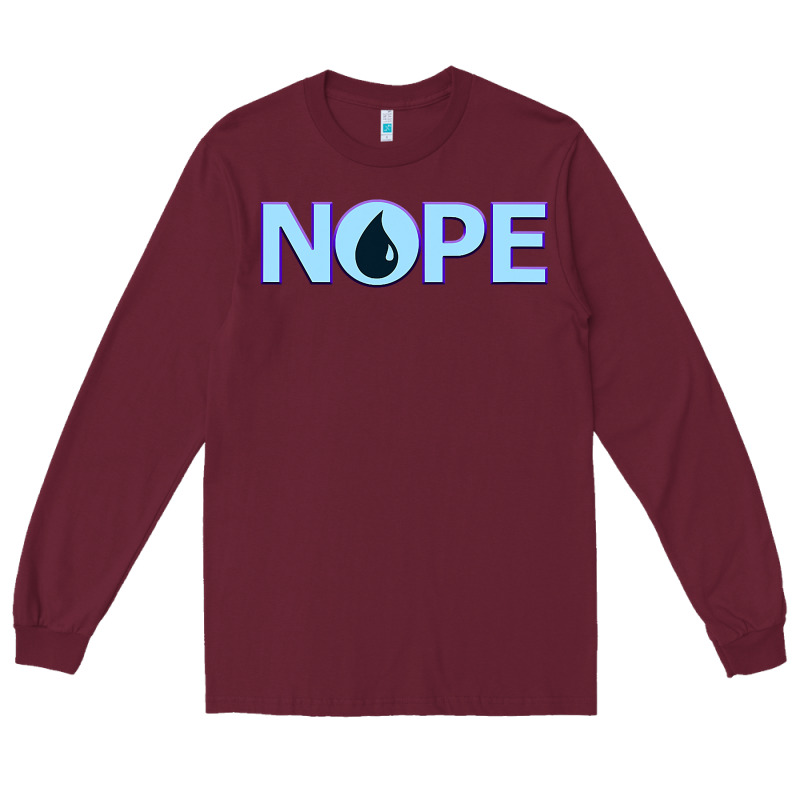 Nope  Blue Magic  Island Mana Symbol Long Sleeve Tee by trangStudio | Teevron