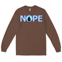 Chestnut NOPE  Blue Magic  Island Mana Symbol Long Sleeve Tee - trangStudio