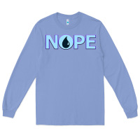 Colony Blue NOPE  Blue Magic  Island Mana Symbol Long Sleeve Tee - trangStudio