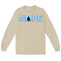 Mushroom NOPE  Blue Magic  Island Mana Symbol Long Sleeve Tee - trangStudio