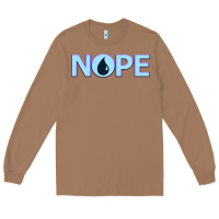 Toasted Coconut NOPE  Blue Magic  Island Mana Symbol Long Sleeve Tee - trangStudio