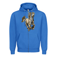 True Royal percheron horse Zipper Hoodie - LillyAllenDesigns