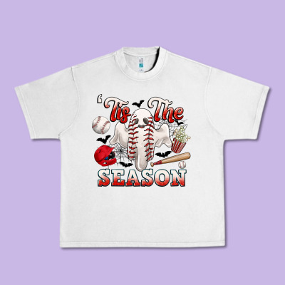 Tis The Season Baseball Halloween Urban Heavy Tee Designed By Cowgirlartshop