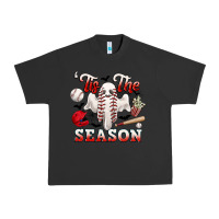 Pigment Black tis the season baseball halloween Urban Heavy Tee - CowGirlArtShop
