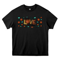Black for the love of the game basketball Heavy Core Tee - Jasminsmagicworld