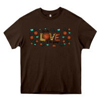 Chocolate Brown for the love of the game basketball Heavy Core Tee - Jasminsmagicworld