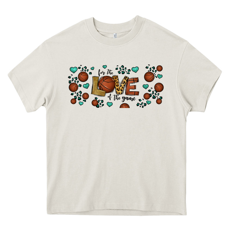 For The Love Of The Game Basketball Heavy Core Tee by Jasminsmagicworld | Teevron