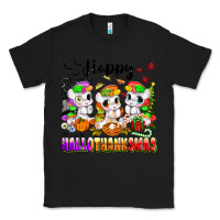 Black happy hallothanksmas unicorns Classic Tee - texasbilliewilder