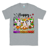 Heather Grey happy hallothanksmas unicorns Classic Tee - texasbilliewilder