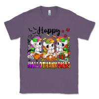Lavender happy hallothanksmas unicorns Classic Tee - texasbilliewilder