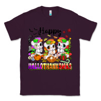 Plum happy hallothanksmas unicorns Classic Tee - texasbilliewilder