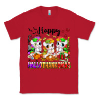 Red happy hallothanksmas unicorns Classic Tee - texasbilliewilder