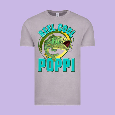 Reel Cool Poppi Vintage Tee Designed By Jasminsmagicworld