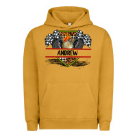 Pigment Peanut Butter custom name race flag and race equipment Urban Hoodie - AdoDesignShop