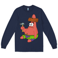 Navy patrick the star gift Long Sleeve Tee - trangStudio