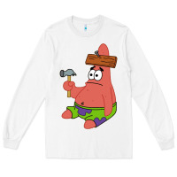 White patrick the star gift Long Sleeve Tee - trangStudio