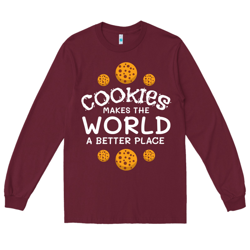 Funny Cookie Lover Baking Cookies Baker Candy Gift Long Sleeve Tee by trangStudio | Teevron