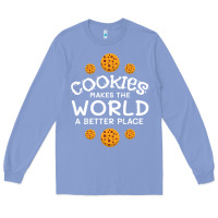 Colony Blue funny cookie lover baking cookies baker candy gift Long Sleeve Tee - trangStudio
