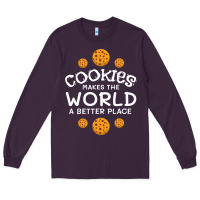 Plum funny cookie lover baking cookies baker candy gift Long Sleeve Tee - trangStudio