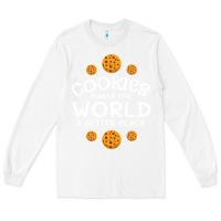 White funny cookie lover baking cookies baker candy gift Long Sleeve Tee - trangStudio