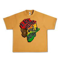 Black History Is World History Urban Heavy Tee | Teevron