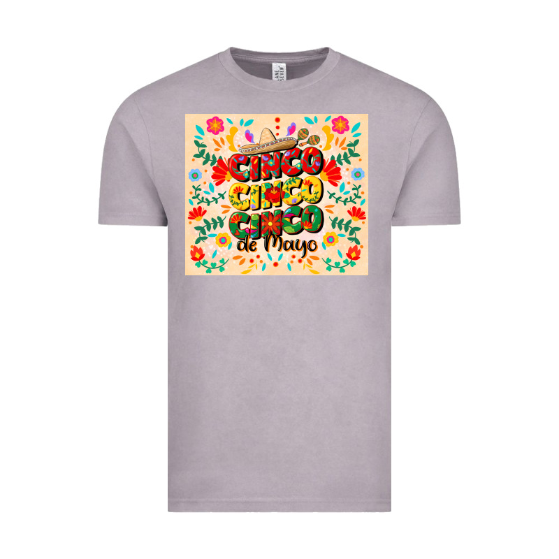 Cinco Cinco Cinco De Mayo Vintage Tee by CowGirlArtShop | Teevron