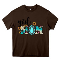 Chocolate Brown girl mom Heavy Core Tee - JahusDesignShop