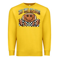 Lemon tis the season football smiley face Premium Sweatshirt - BarkalooDesign