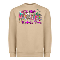 Mushroom 100 Nursing Students Teams Heavyweight Sweatshirt - CowhideDigitalArt