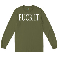 Army Green F It Period Dot Long Sleeve Tee - trangStudio