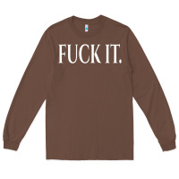 Chestnut F It Period Dot Long Sleeve Tee - trangStudio