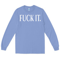 Colony Blue F It Period Dot Long Sleeve Tee - trangStudio
