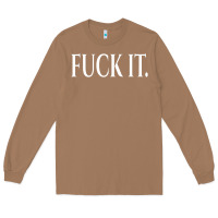 Toasted Coconut F It Period Dot Long Sleeve Tee - trangStudio
