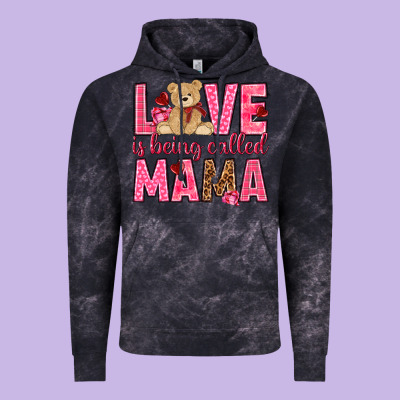 Love Is Being Called Mama Valentine's Day Vintage Hoodie Designed By Howdyjamesfarm