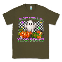 Army Green I ghost people all year round Classic Tee - NancyCooperArtShop