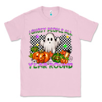 Bubblegum Pink I ghost people all year round Classic Tee - NancyCooperArtShop