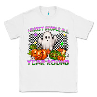 White I ghost people all year round Classic Tee - NancyCooperArtShop