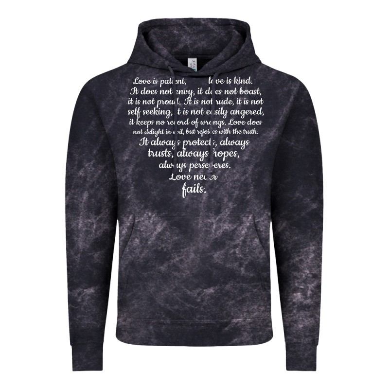 Love Is Patient Love Is Kind 1 Corinthians 1348 Vintage Hoodie by trangStudio | Teevron