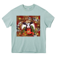 Arona Christmas baby cow hot cocoa Heavy Core Tee - Jasminsmagicworld