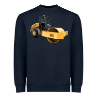 Navy Compactor Illustrations Heavyweight Sweatshirt - LillyAllenDesigns