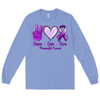 Colony Blue Pace Love Cure Pancreatic Cancer Long Sleeve Tee - Jasminsmagicworld