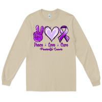 Mushroom Pace Love Cure Pancreatic Cancer Long Sleeve Tee - Jasminsmagicworld