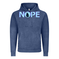 Vintage Denim NOPE  Blue Magic  Island Mana Symbol Vintage Hoodie - trangStudio