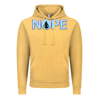 Vintage Mustard NOPE  Blue Magic  Island Mana Symbol Vintage Hoodie - trangStudio