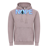 Vintage Zinc NOPE  Blue Magic  Island Mana Symbol Vintage Hoodie - trangStudio