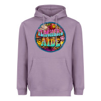 Lavender western groovy teachers aide Heavyweight Hoodie - BarkalooDesign